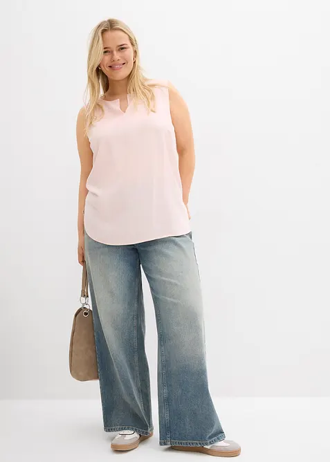 Ermel&oslash;s bluse i myk viskose, bonprix