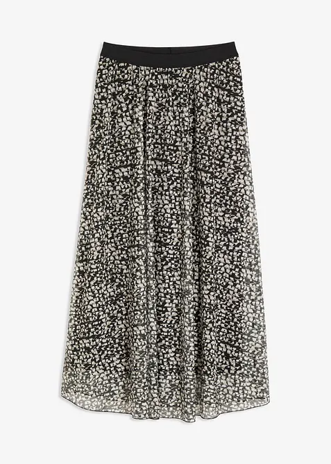 Jerseyskj&oslash;rt med mesh, bonprix