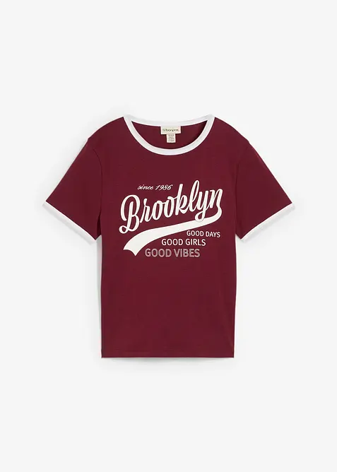 T-skjorte i 100% økologisk bomull, bonprix