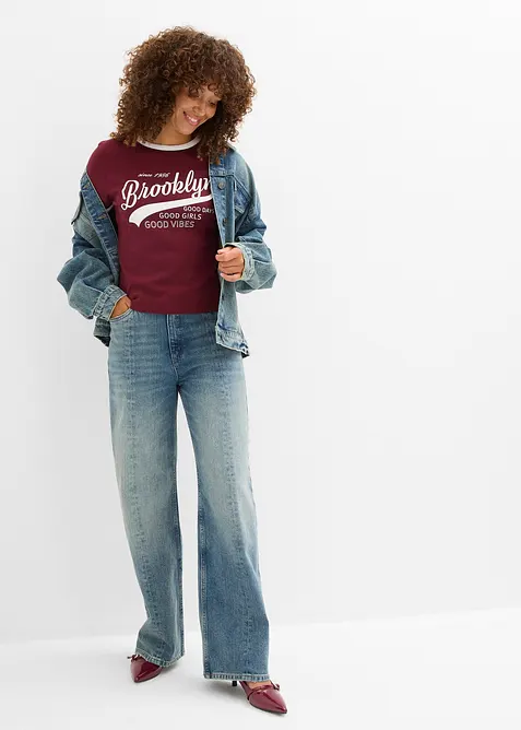 T-skjorte i 100% økologisk bomull, bonprix