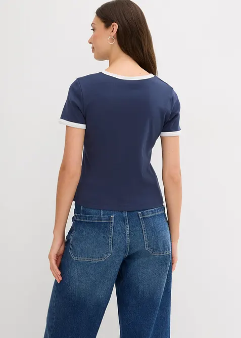 T-skjorte i 100% &oslash;kologisk bomull, bonprix