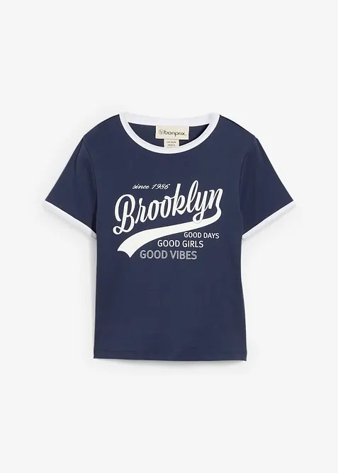 T-skjorte i 100% &oslash;kologisk bomull, bonprix