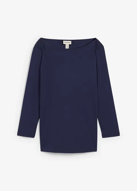 Oversized topp i 100% &oslash;kologisk bomull, bonprix