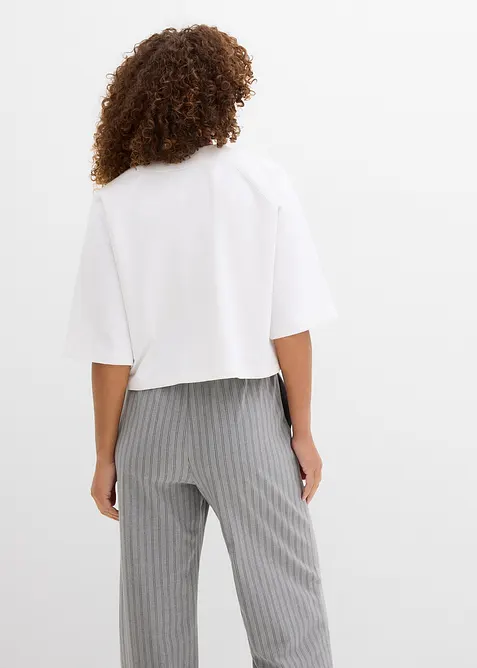 Oversized sweatshirt i myk bomullsmiks, bonprix