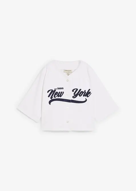 Oversized sweatshirt i myk bomullsmiks, bonprix