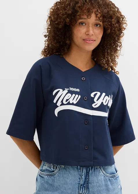 Oversized sweatshirt i myk bomullsmiks, bonprix