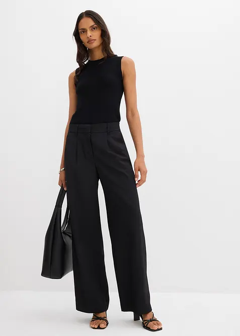 Pull on-bukse med twillstruktur, bonprix