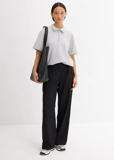 Pull on-bukse med twillstruktur, bonprix