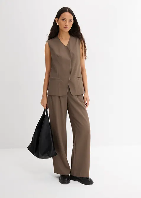 Pull on-bukse med twillstruktur, bonprix