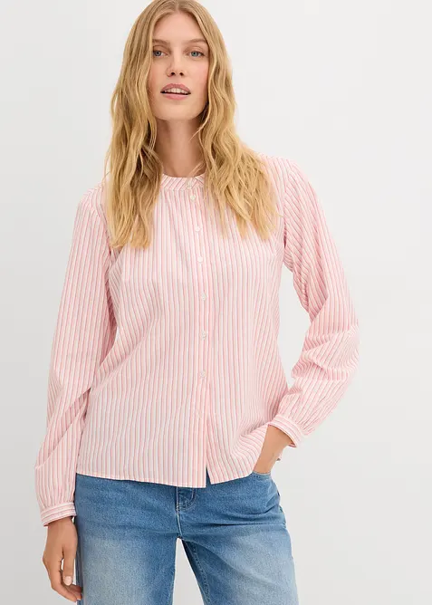 Bluse i 100% bomull, bonprix