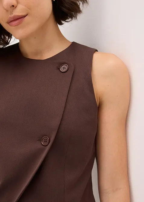 Vest i lett viskosemiks, bonprix