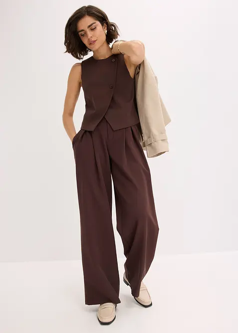 Vest i lett viskosemiks, bonprix