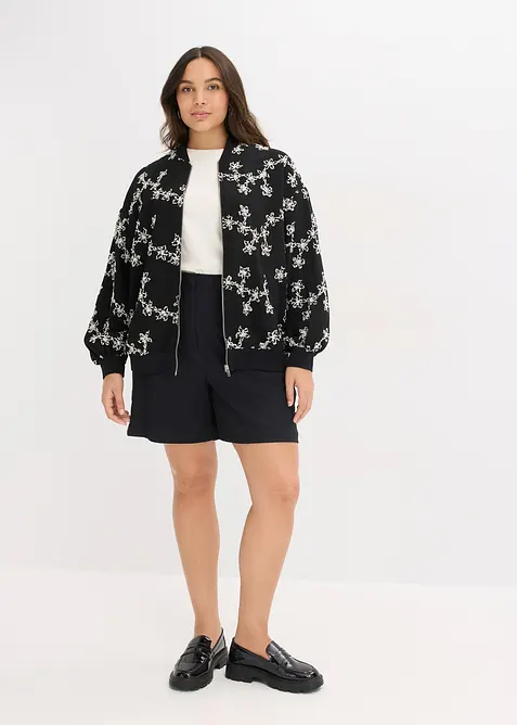 Bomberjakke med broderi, bonprix