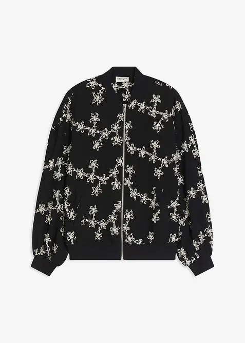 Bomberjakke med broderi, bonprix