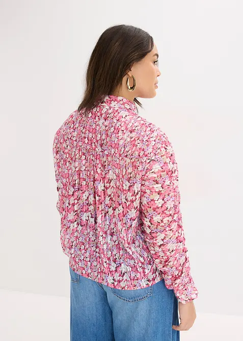 Skjorte med glittereffekt, bonprix