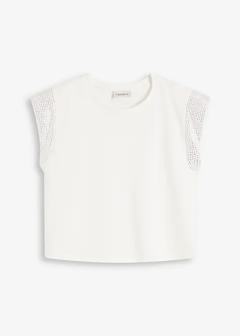 Topp med skulderputer, bonprix