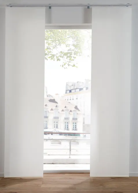 Panelgardin i strukturert materiale (1-pack), bonprix