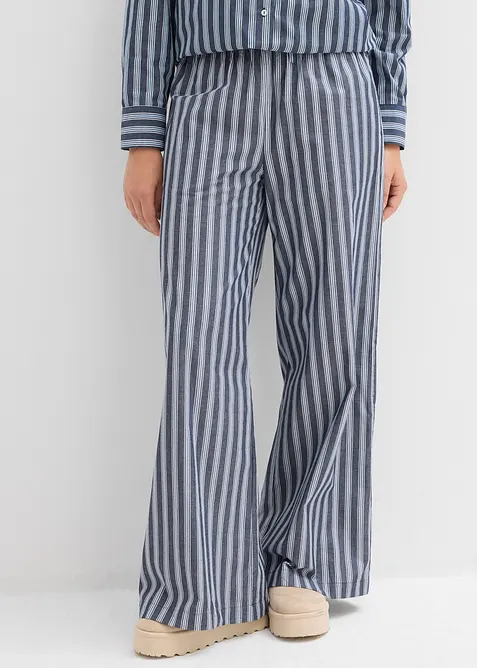 Vid bukse av 100% bomull, bonprix