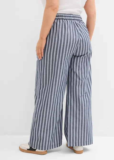 Vid bukse av 100% bomull, bonprix