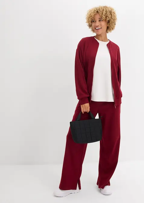 Sweatjakke av 100% bomull, bonprix