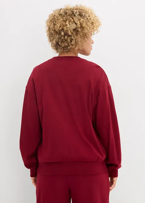 Sweatjakke av 100% bomull, bonprix