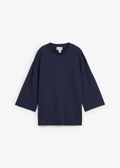 Topp med silke, bonprix