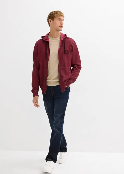 T-skjorte i strikket materiale, bonprix