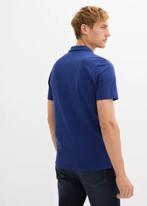 Stretch-poloskjorte i jersey, Slim Fit, bonprix