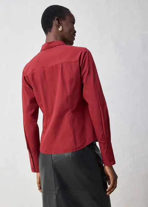 Skjorte med silke, bonprix