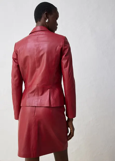 Kort blazer i lammenappa, bonprix