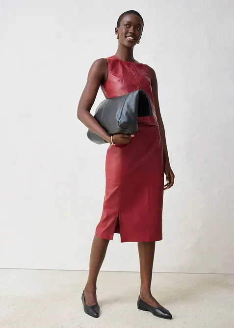 Vest av lammenappa, bonprix