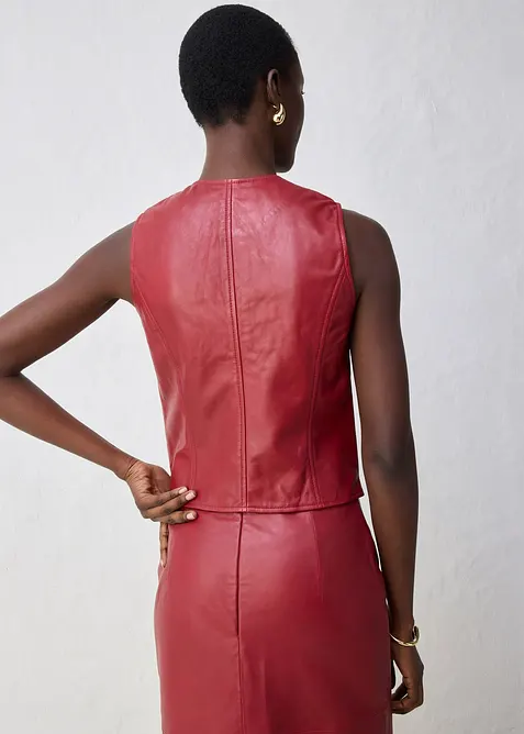 Vest av lammenappa, bonprix