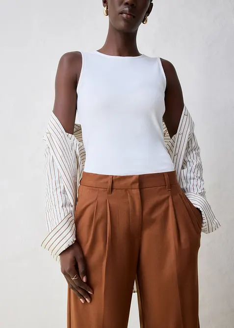 Bukse med ull og legg, bonprix