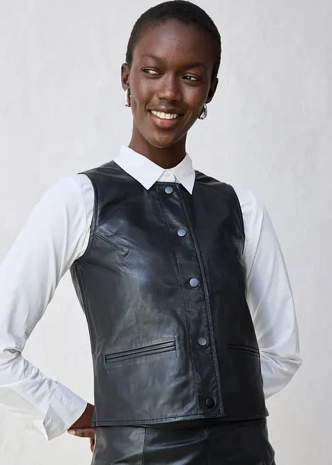 Vest av lammenappa, bonprix