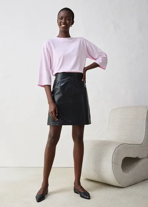 Topp med silke, bonprix