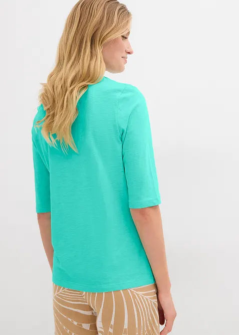 T-skjorte i 100% økologisk bomull (2-pack), bonprix