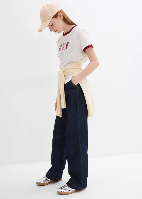 T-skjorte i 100% økologisk bomull, bonprix