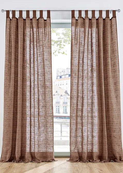 Gardin med struktur, i flere størrelser (1-pack), bonprix