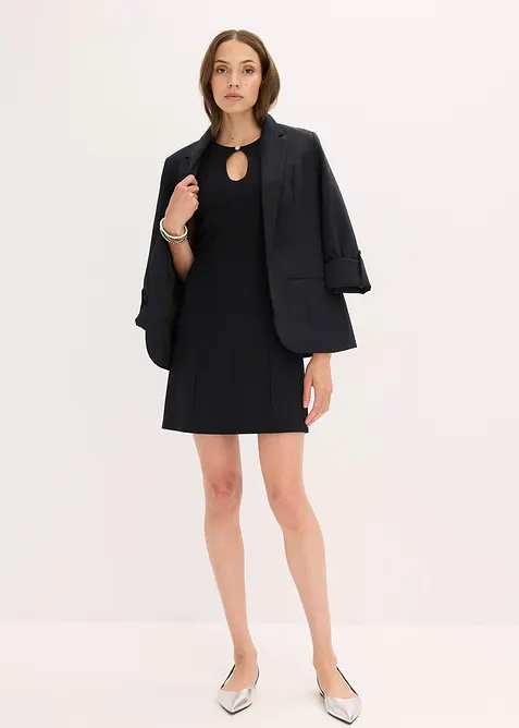 Minikjole med pynteknapp, bonprix