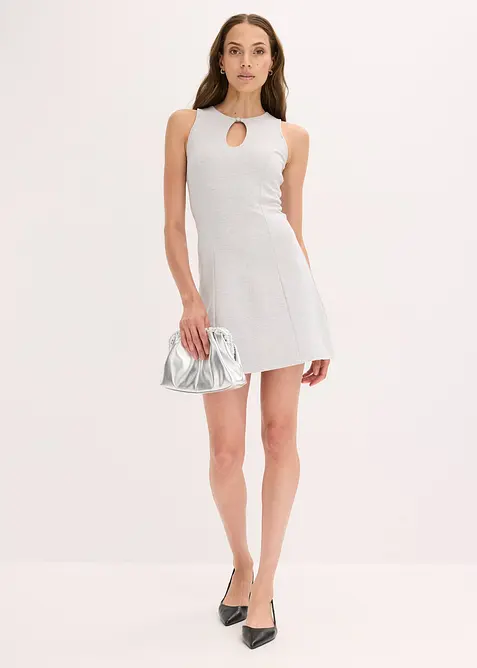 Minikjole med pynteknapp, bonprix