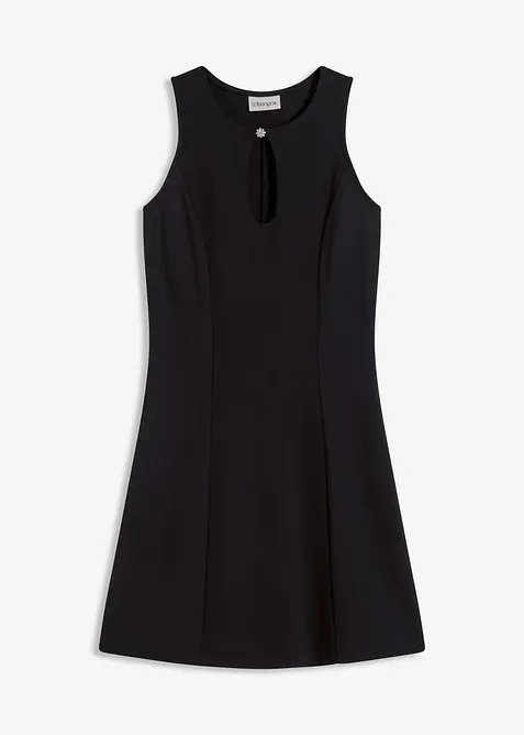 Minikjole med pynteknapp, bonprix