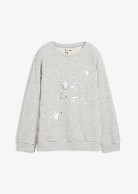 Sweatshirt i 100% bomull, bonprix