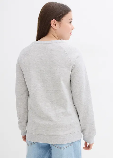 Sweatshirt i 100% bomull, bonprix