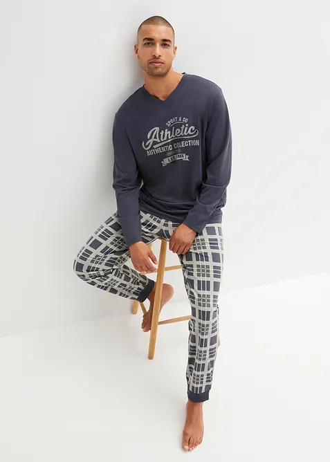 Pyjamas i 100% økologisk bomull, bonprix