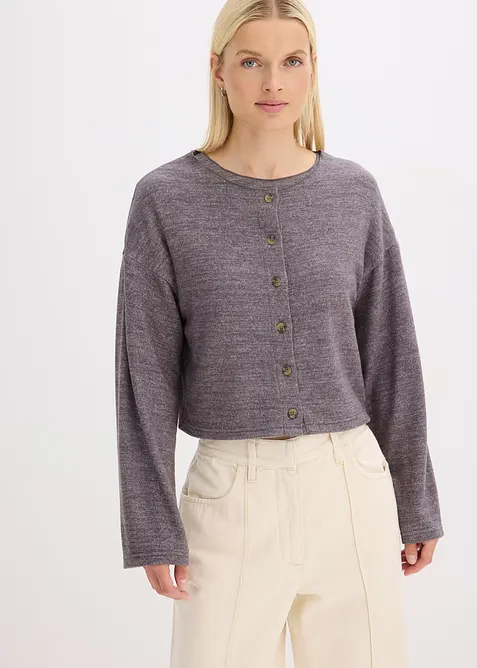 Finstrikket cardigan, bonprix