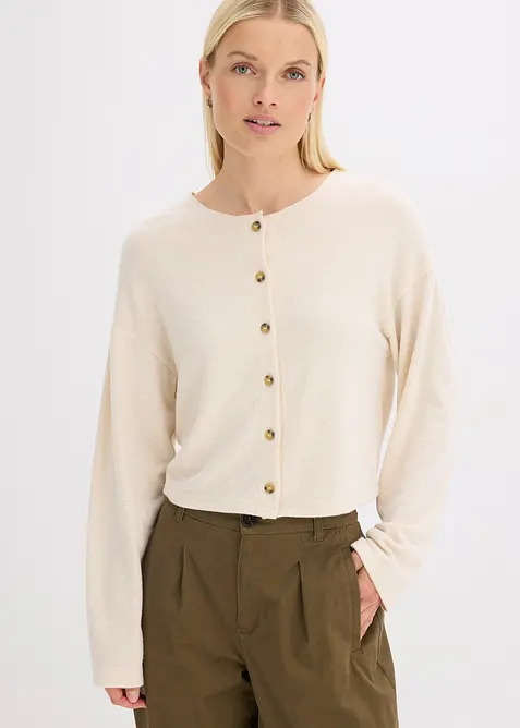 Finstrikket cardigan, bonprix