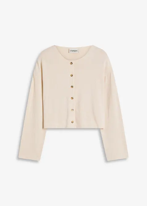 Finstrikket cardigan, bonprix