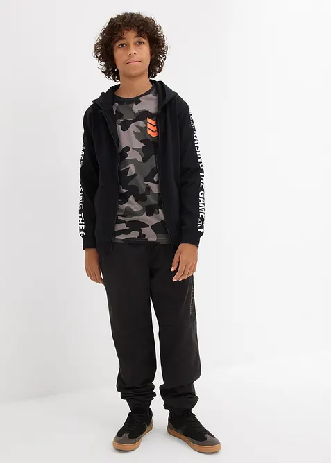 Langermet topp til gutt i 100% bomull (3-pack), bonprix