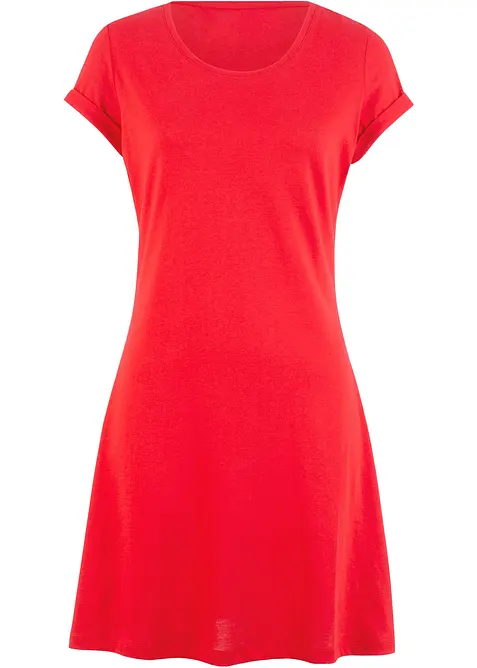 Trikotkjole i 100% &oslash;kologisk bomull, bonprix