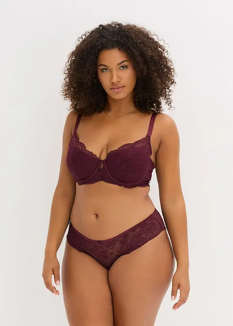 Vattert BH i tynt blondemateriale, bonprix